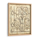 Bosquejo De Hierro Decorativo Iii - Megan Meagher | Cuadro decorativo de Canvas Lab