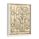 Bosquejo De Hierro Decorativo Iii - Megan Meagher | Cuadro decorativo de Canvas Lab