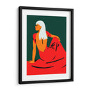 Su vestido rojo | Cuadro decorativo de Canvas Lab