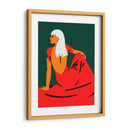 Su vestido rojo | Cuadro decorativo de Canvas Lab