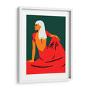 Su vestido rojo | Cuadro decorativo de Canvas Lab