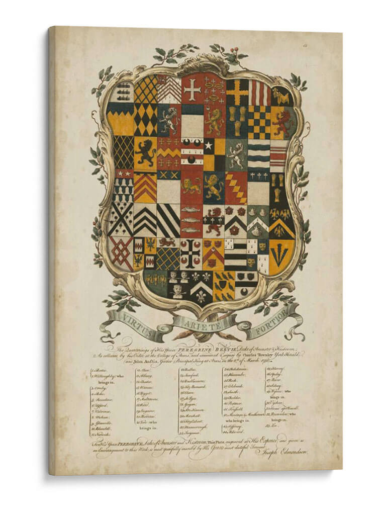 Edmondson Heráldica Iii - Edmondson | Cuadro decorativo de Canvas Lab