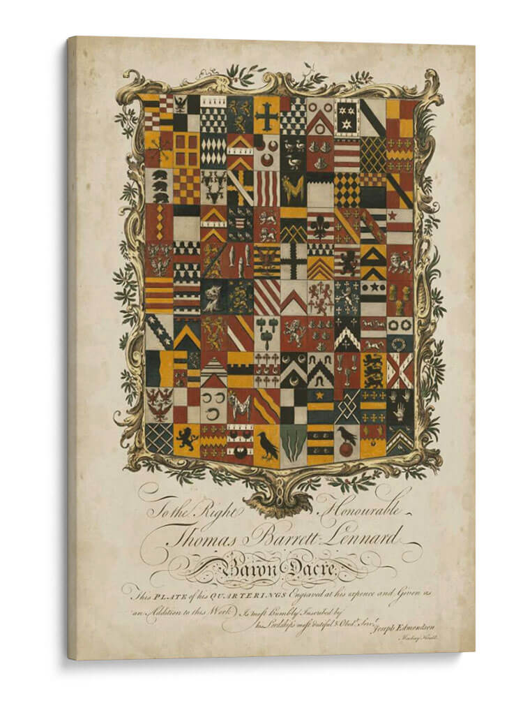 Edmondson Heráldica Iv - Edmondson | Cuadro decorativo de Canvas Lab