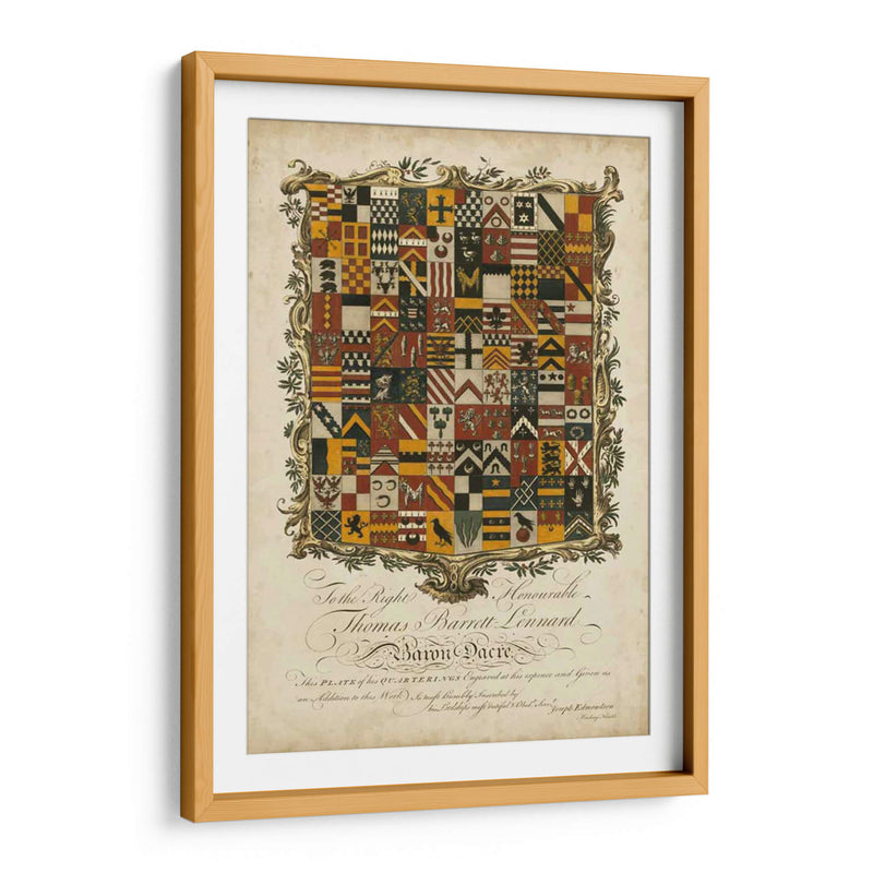 Edmondson Heráldica Iv - Edmondson | Cuadro decorativo de Canvas Lab