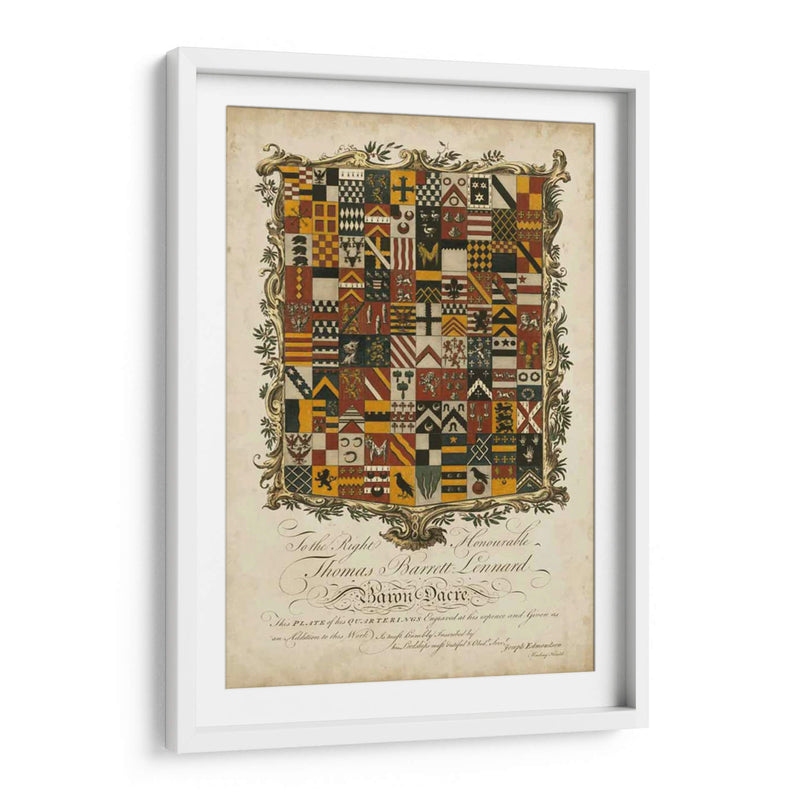 Edmondson Heráldica Iv - Edmondson | Cuadro decorativo de Canvas Lab