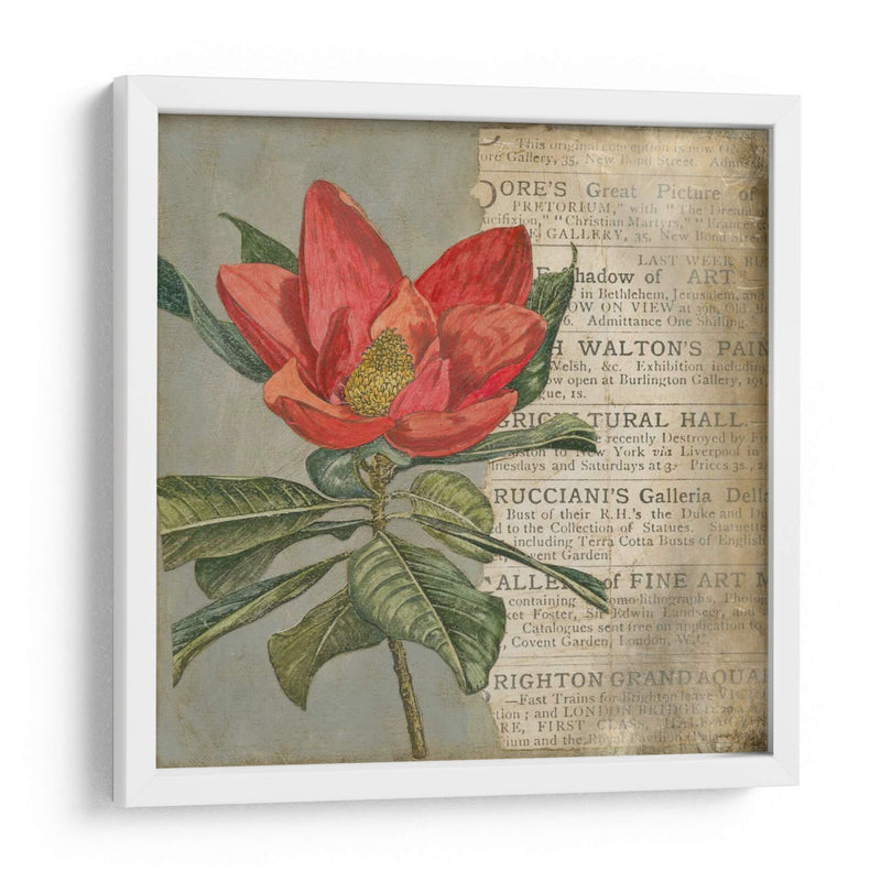 Vintage Fleur Rouge I - Megan Meagher | Cuadro decorativo de Canvas Lab