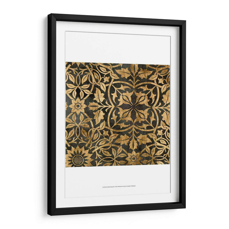 Damasco Dorado I - Jennifer Goldberger | Cuadro decorativo de Canvas Lab