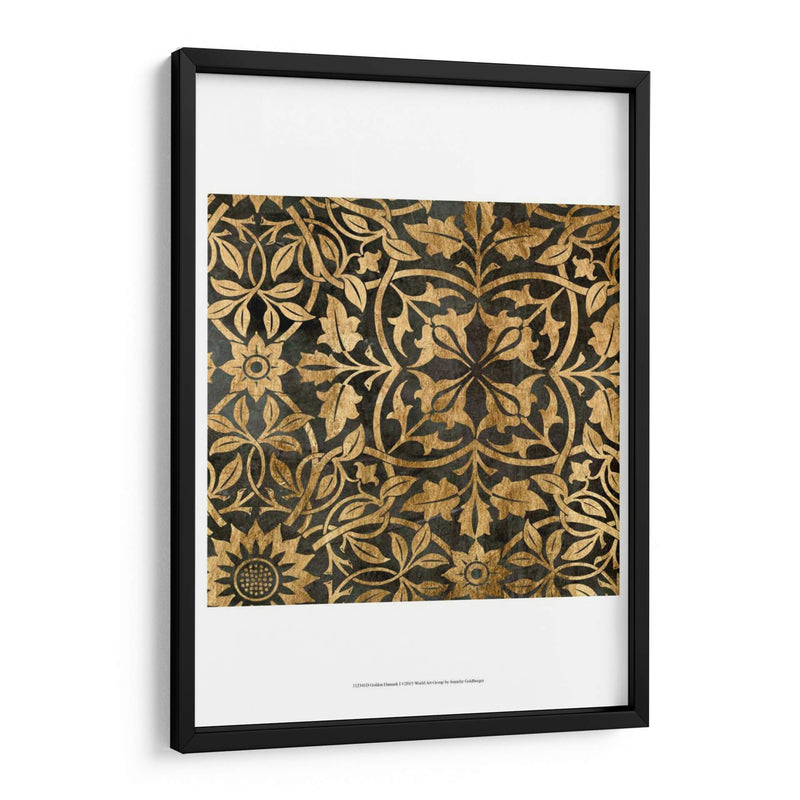 Damasco Dorado I - Jennifer Goldberger | Cuadro decorativo de Canvas Lab