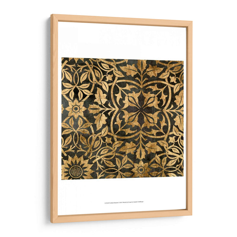 Damasco Dorado I - Jennifer Goldberger | Cuadro decorativo de Canvas Lab