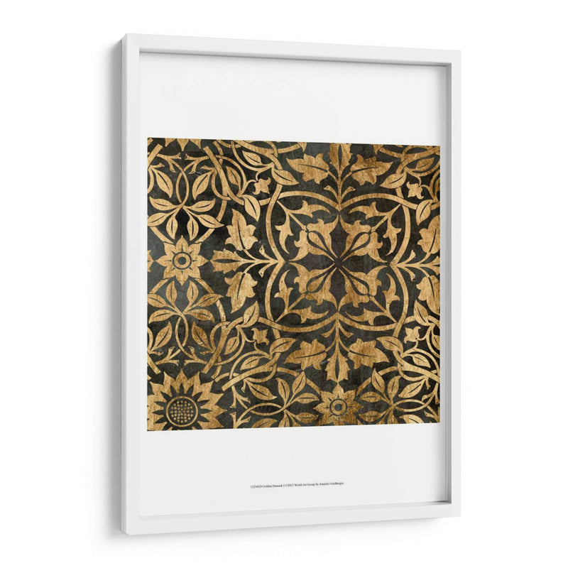 Damasco Dorado I - Jennifer Goldberger | Cuadro decorativo de Canvas Lab