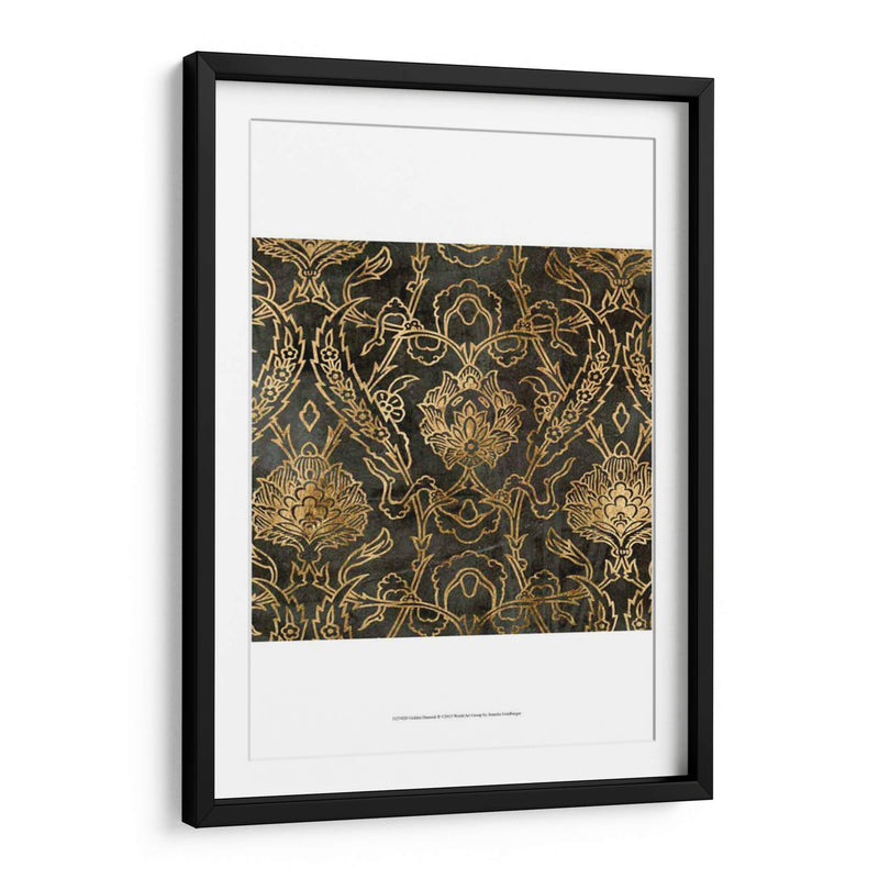 Damasco Dorado Ii - Jennifer Goldberger | Cuadro decorativo de Canvas Lab