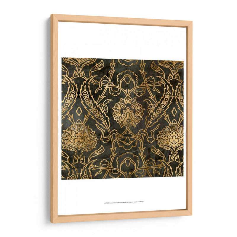 Damasco Dorado Ii - Jennifer Goldberger | Cuadro decorativo de Canvas Lab