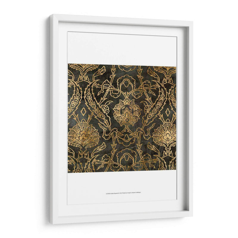 Damasco Dorado Ii - Jennifer Goldberger | Cuadro decorativo de Canvas Lab
