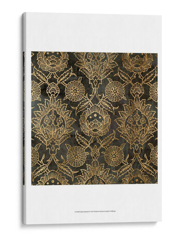 Damasco De Oro Iv - Jennifer Goldberger | Cuadro decorativo de Canvas Lab