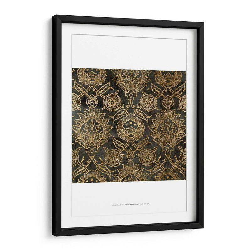 Damasco De Oro Iv - Jennifer Goldberger | Cuadro decorativo de Canvas Lab