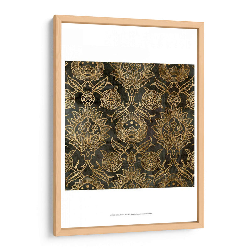 Damasco De Oro Iv - Jennifer Goldberger | Cuadro decorativo de Canvas Lab