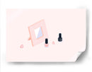 Vanidad rosa | Cuadro decorativo de Canvas Lab