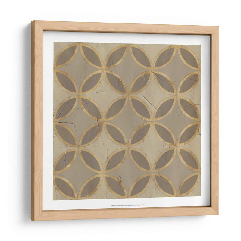 Golden Trellis V - June Erica Vess | Cuadro decorativo de Canvas Lab