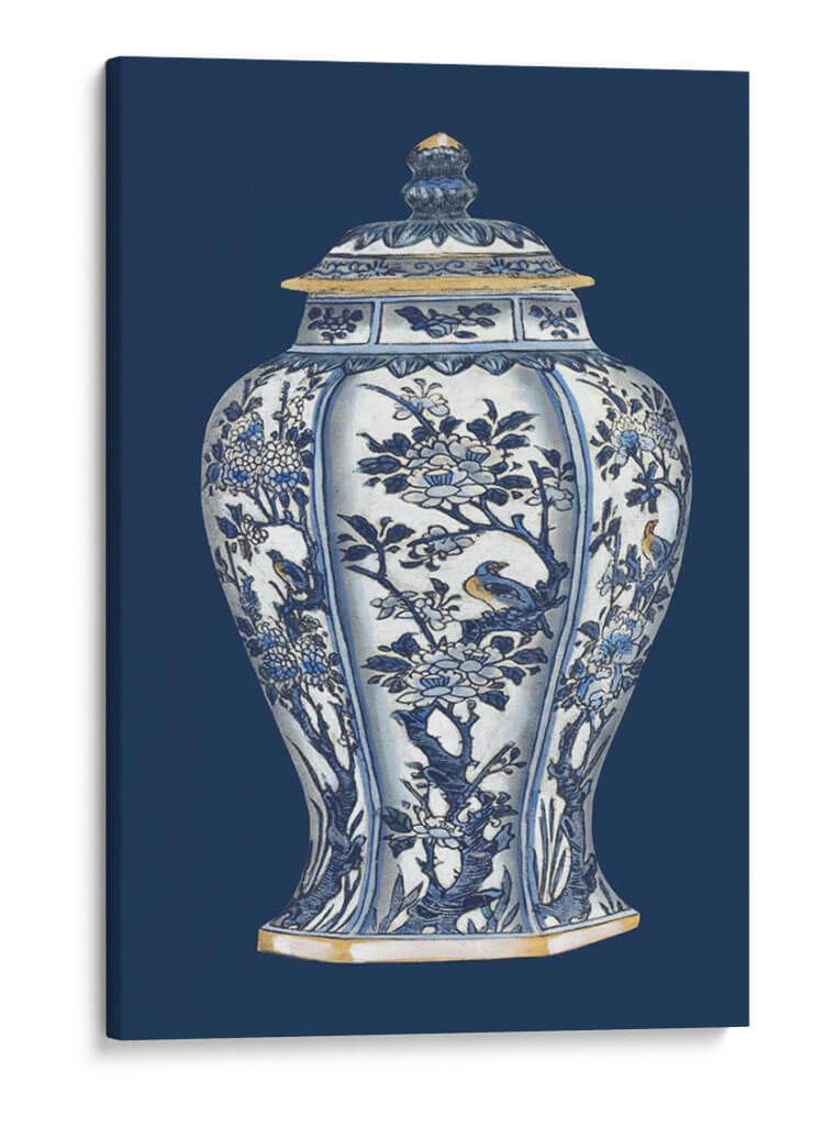 Jarrón De Porcelana Azul Y Blanco Ii - Vision Studio | Cuadro decorativo de Canvas Lab