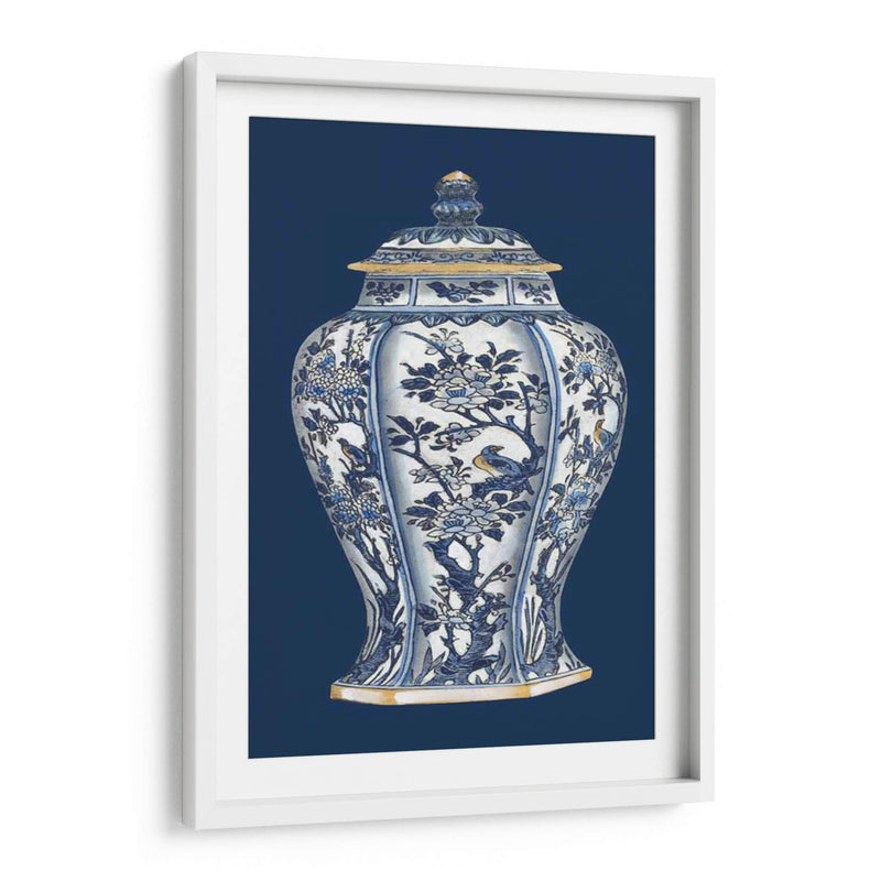 Jarrón De Porcelana Azul Y Blanco Ii - Vision Studio | Cuadro decorativo de Canvas Lab