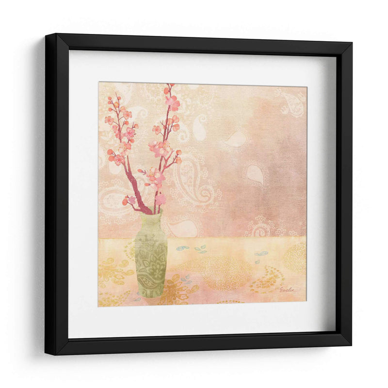 Jarrón De Flores De Cerezo I - Evelia Designs | Cuadro decorativo de Canvas Lab