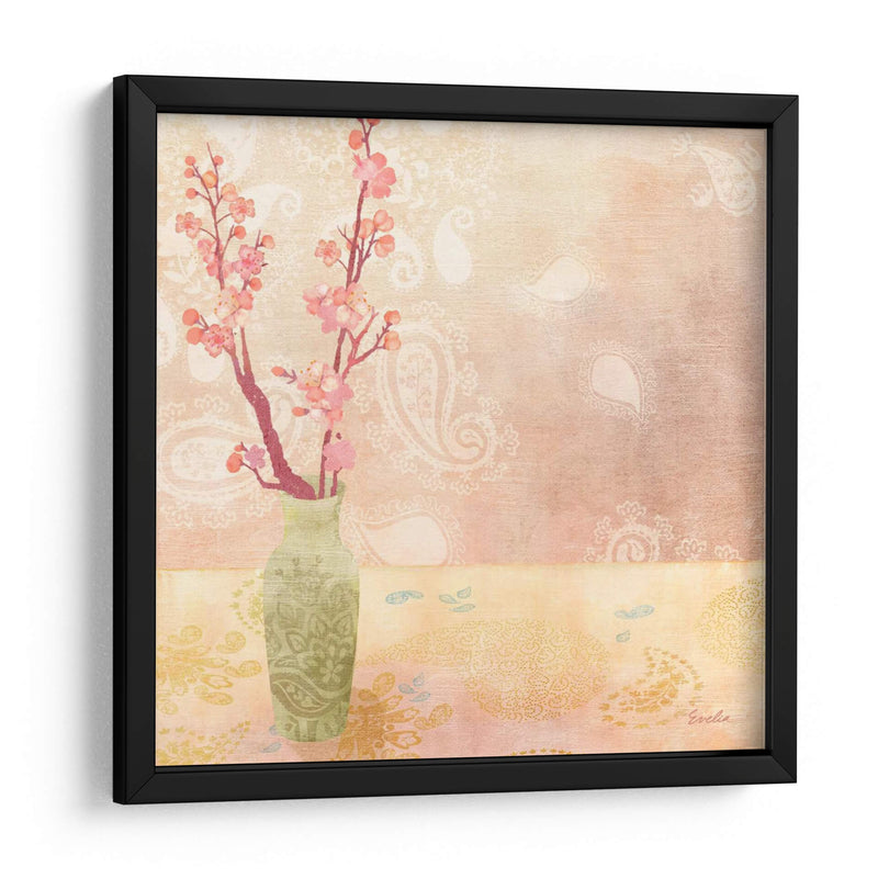 Jarrón De Flores De Cerezo I - Evelia Designs | Cuadro decorativo de Canvas Lab