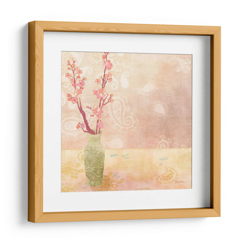 Jarrón De Flores De Cerezo I - Evelia Designs | Cuadro decorativo de Canvas Lab