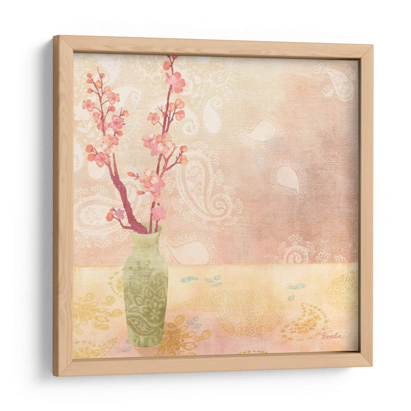 Jarrón De Flores De Cerezo I - Evelia Designs | Cuadro decorativo de Canvas Lab