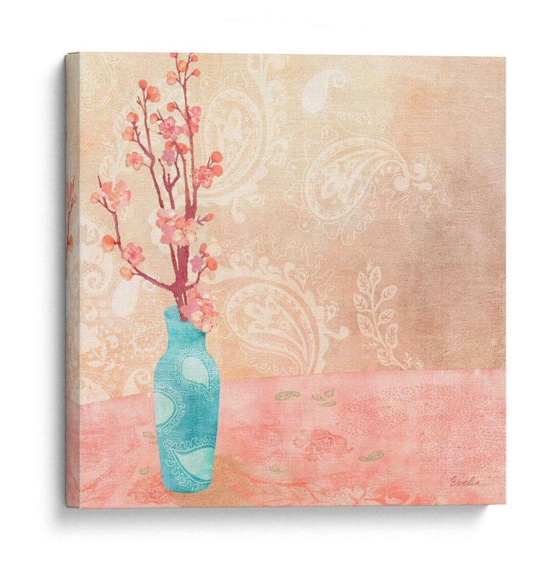 Jarrón De Flores De Cerezo Ii - Evelia Designs | Cuadro decorativo de Canvas Lab
