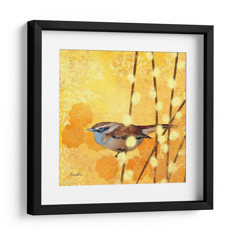 Wren En Amarillo I - Evelia Designs | Cuadro decorativo de Canvas Lab