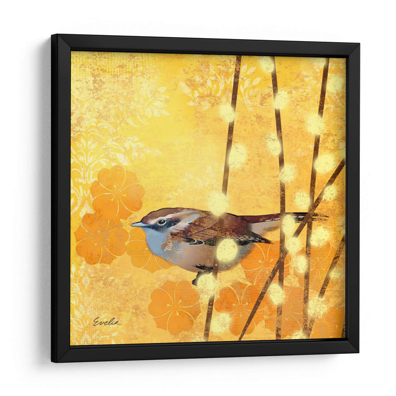 Wren En Amarillo I - Evelia Designs | Cuadro decorativo de Canvas Lab