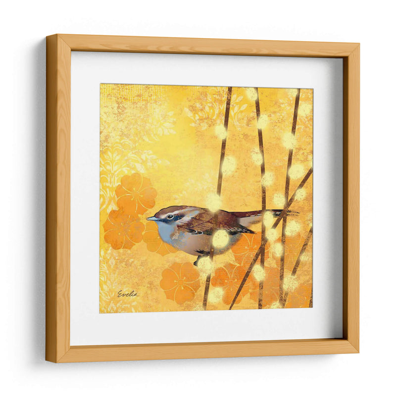 Wren En Amarillo I - Evelia Designs | Cuadro decorativo de Canvas Lab