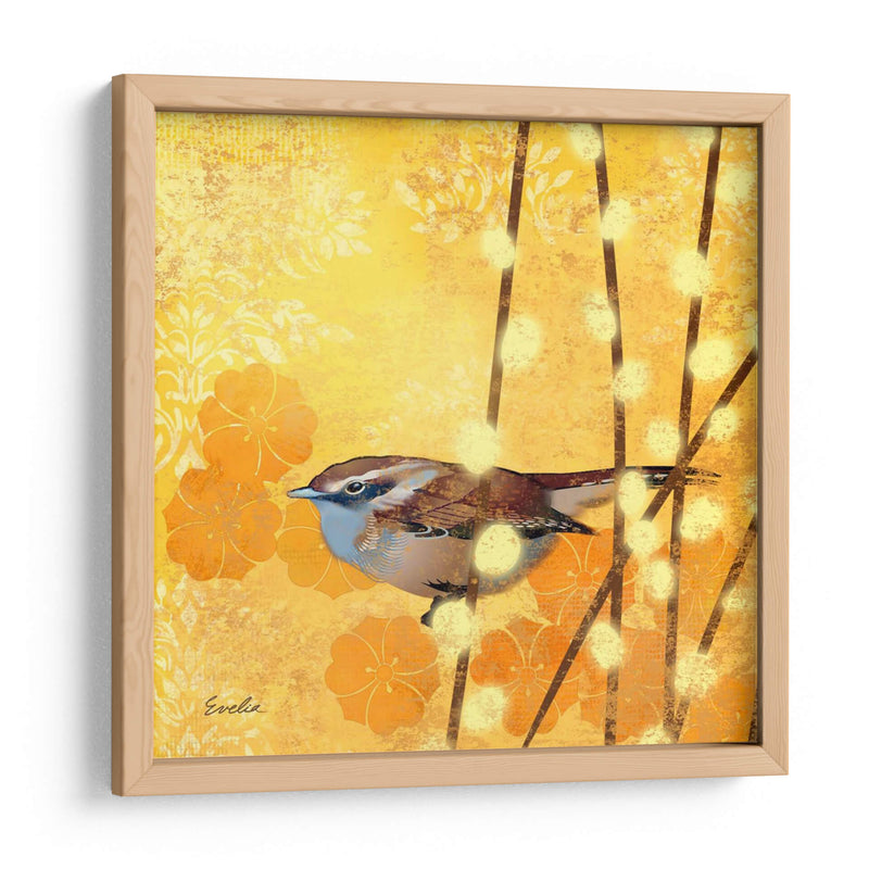 Wren En Amarillo I - Evelia Designs | Cuadro decorativo de Canvas Lab