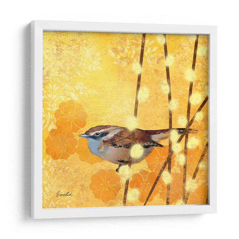 Wren En Amarillo I - Evelia Designs | Cuadro decorativo de Canvas Lab