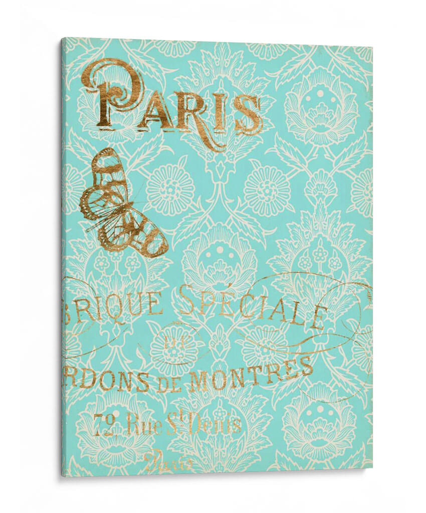 París En Oro I - Jennifer Goldberger | Cuadro decorativo de Canvas Lab