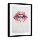 Watercolor pink kiss | Cuadro decorativo de Canvas Lab