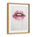 Watercolor pink kiss | Cuadro decorativo de Canvas Lab