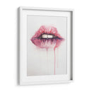 Watercolor pink kiss | Cuadro decorativo de Canvas Lab
