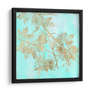 Arce Aqua Y Oro I - Jennifer Goldberger | Cuadro decorativo de Canvas Lab