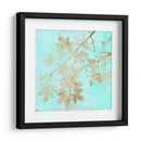 Aqua Y Oro Maple Ii - Jennifer Goldberger | Cuadro decorativo de Canvas Lab