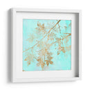 Aqua Y Oro Maple Ii - Jennifer Goldberger | Cuadro decorativo de Canvas Lab