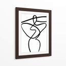 Woman doodle | Cuadro decorativo de Canvas Lab