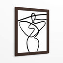 Woman doodle | Cuadro decorativo de Canvas Lab