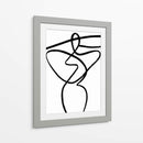Woman doodle | Cuadro decorativo de Canvas Lab