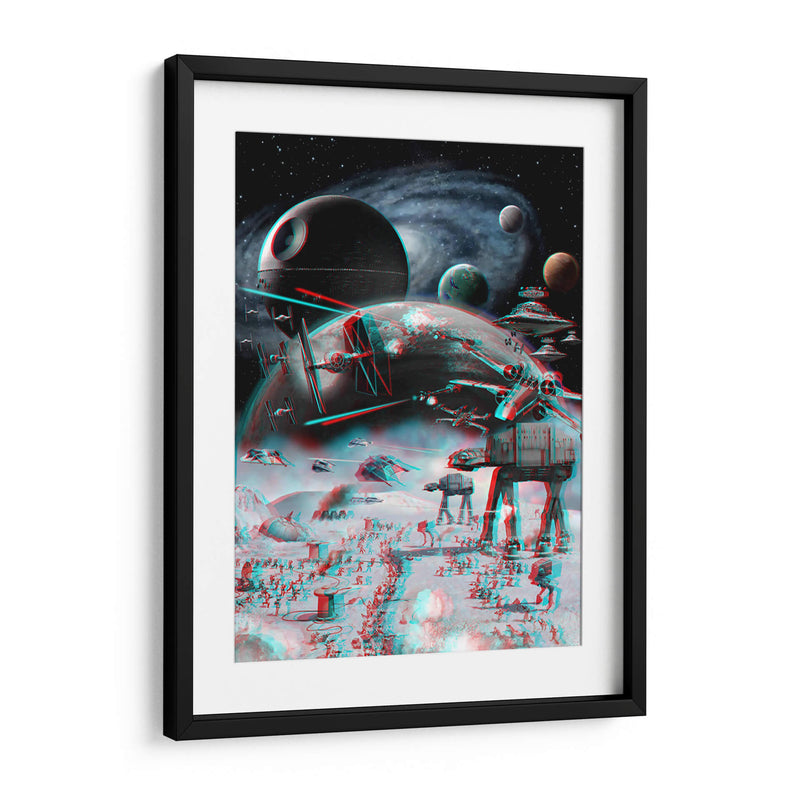 3D Epic battle Star Wars | Cuadro decorativo de Canvas Lab