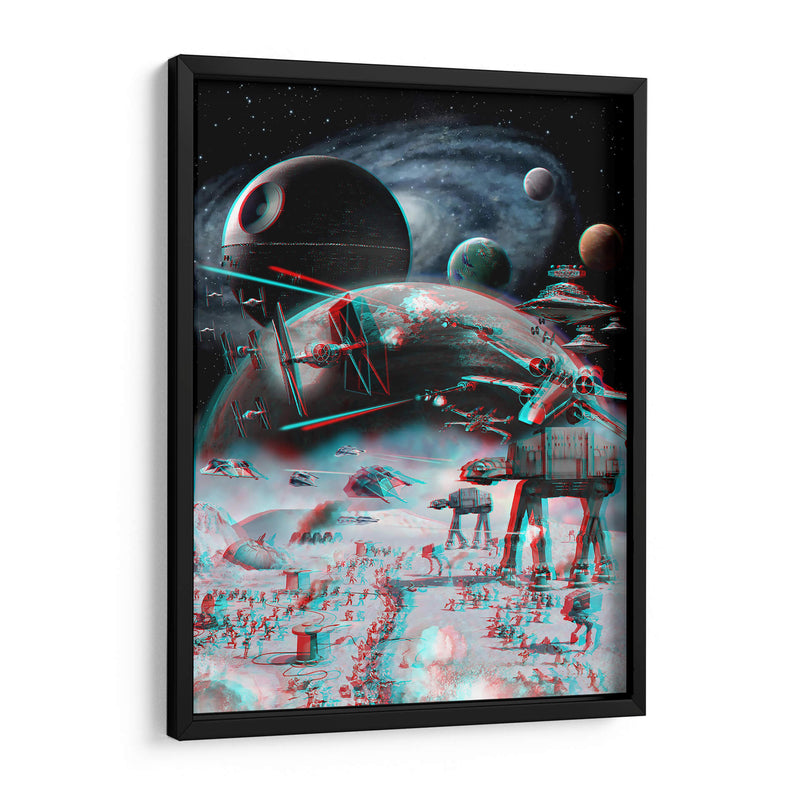 3D Epic battle Star Wars | Cuadro decorativo de Canvas Lab