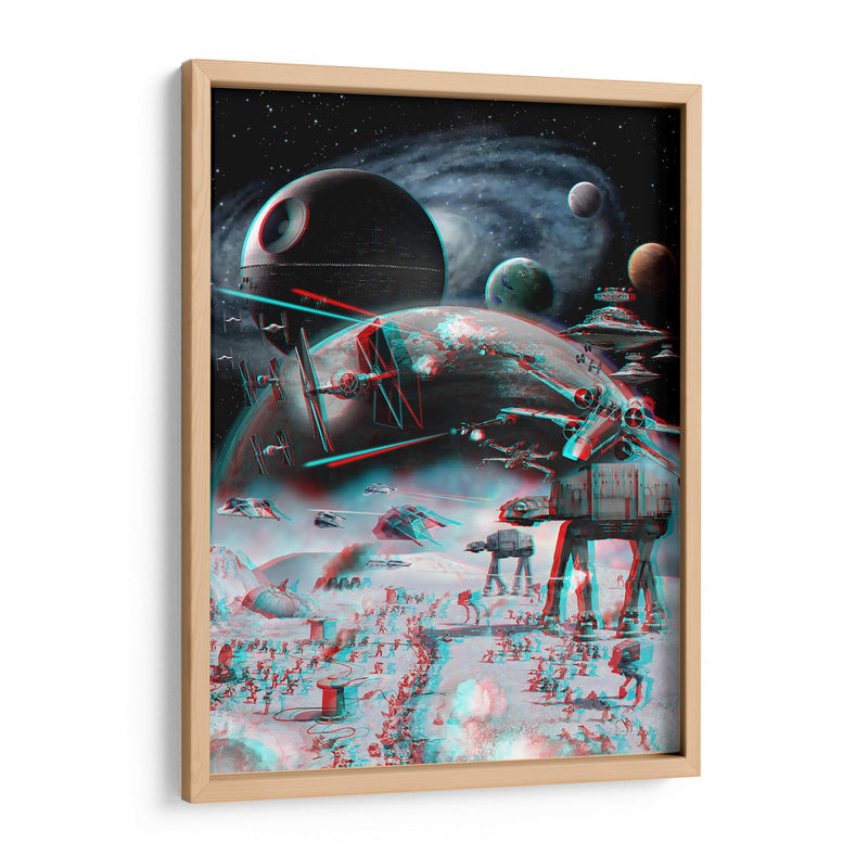 3D Epic battle Star Wars | Cuadro decorativo de Canvas Lab