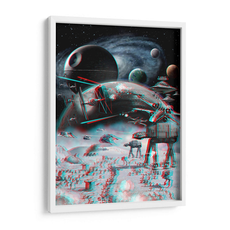 3D Epic battle Star Wars | Cuadro decorativo de Canvas Lab