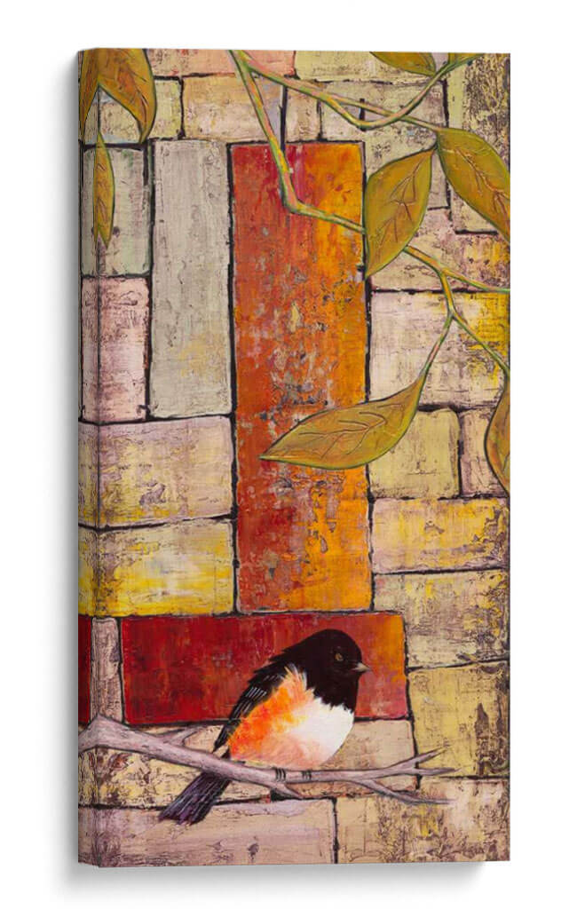 Panel De Aves Texturizado I - Mehmet Altug | Cuadro decorativo de Canvas Lab