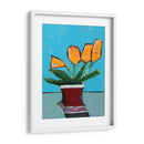 Jarrón Gráfico De Flores Iii - Mehmet Altug | Cuadro decorativo de Canvas Lab